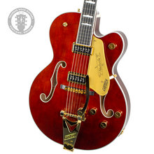 Load image into Gallery viewer, New Gretsch G6120TG-DS Players Edition Nashville Hollow Body w/Gold Hardware Vintage Walnut #JT22124551 (PDX)
