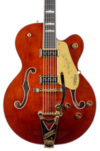 Load image into Gallery viewer, New Gretsch G6120TG-DS Players Edition Nashville Hollow Body w/Gold Hardware Vintage Walnut #JT22124551 (PDX)
