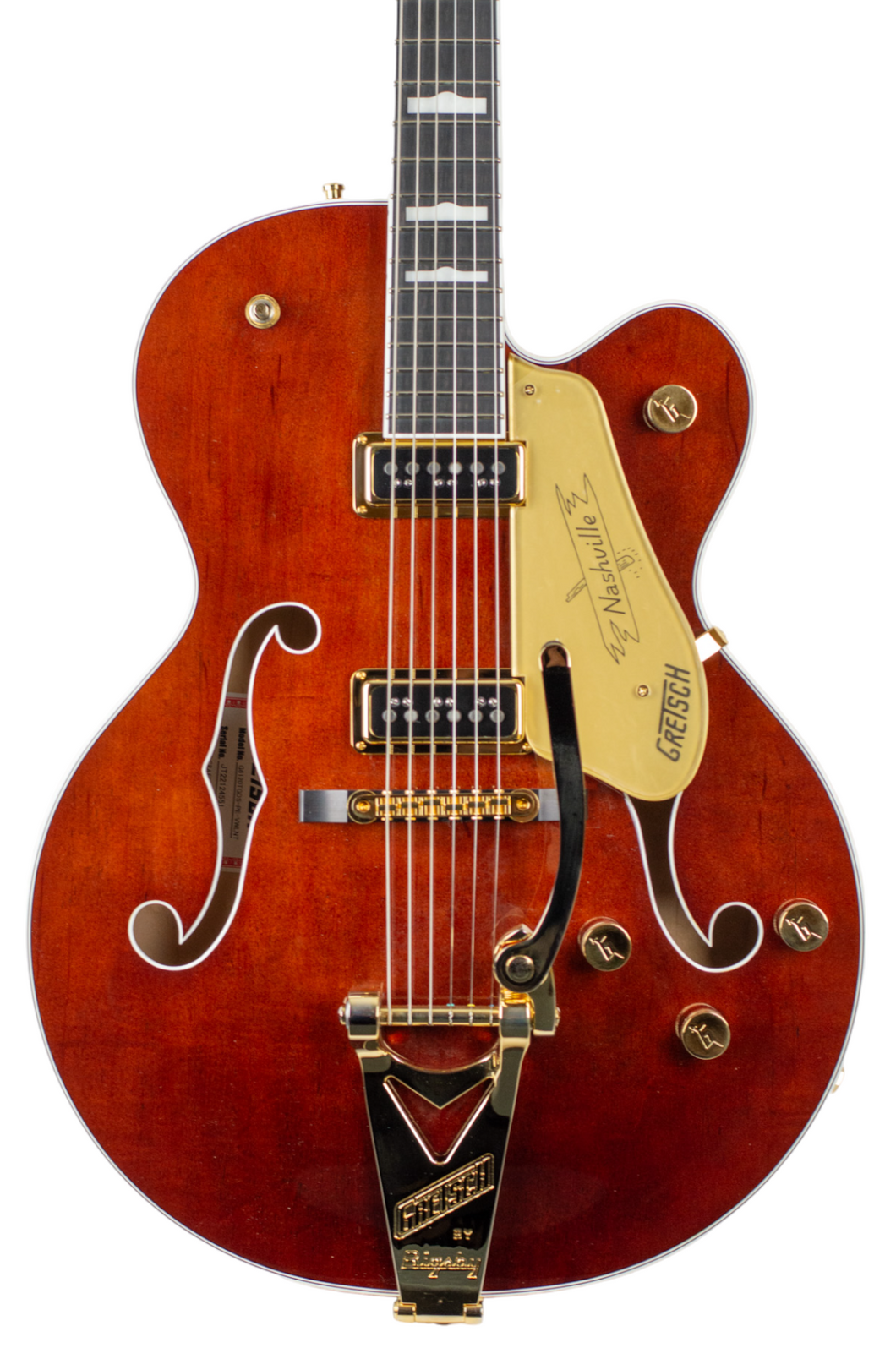 New Gretsch G6120TG-DS Players Edition Nashville Hollow Body w/Gold Hardware Vintage Walnut #JT22124551 (PDX)