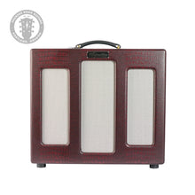 Load image into Gallery viewer, New Magnatone Limited Edition Varsity Reverb 1x12 Combo Cathedral Burgundy #008866 (PDX)
