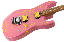 Load image into Gallery viewer, New Charvel Custom Shop San Dimas 2H FR Pink Yellow Splatter #C19909 (PDX)
