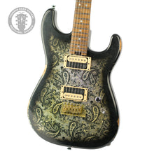 Load image into Gallery viewer, New Jackson Custom Shop Thunder Mod Brass Trem San Dimas Nitro Relic Black Paisley #XN010507 (PDX)
