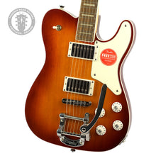 Load image into Gallery viewer, New Squier Paranormal Troublemaker Telecaster Deluxe w/Bigsby Honey Sunburst #ISSE26000398 (PDX)
