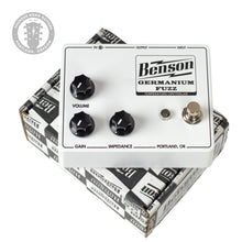 Load image into Gallery viewer, New Benson Amps Germanium Fuzz Pedal Snow White (PDX)

