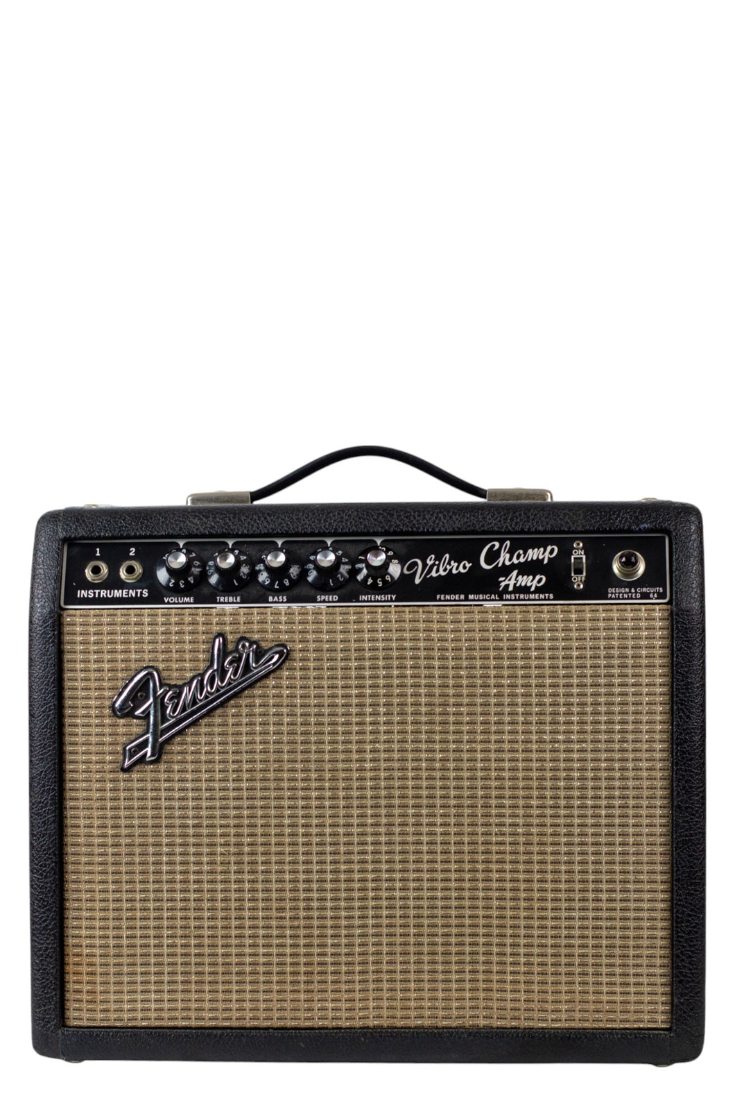 1966 Fender Vibro Champ Amp Black #A08997 (PDX)