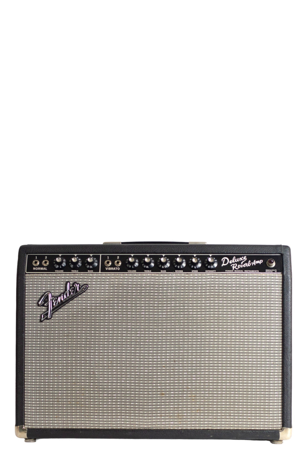 1965 Fender Deluxe Reverb Combo Black Tolex #A08137 (PDX)