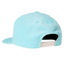 Load image into Gallery viewer, Gibson Script Logo Corduroy Snapback Turquoise (PDX)
