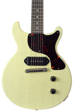 Load image into Gallery viewer, 2024 Gibson Custom Shop M2M TRG Stinger Les Paul Junior Double Cut &quot;TV Model&quot; Murphy Lab Ultra Light Aged TV White #831463 (PDX)
