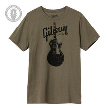 Load image into Gallery viewer, Gibson Les Paul T-Shirt Heather Olive (PDX)

