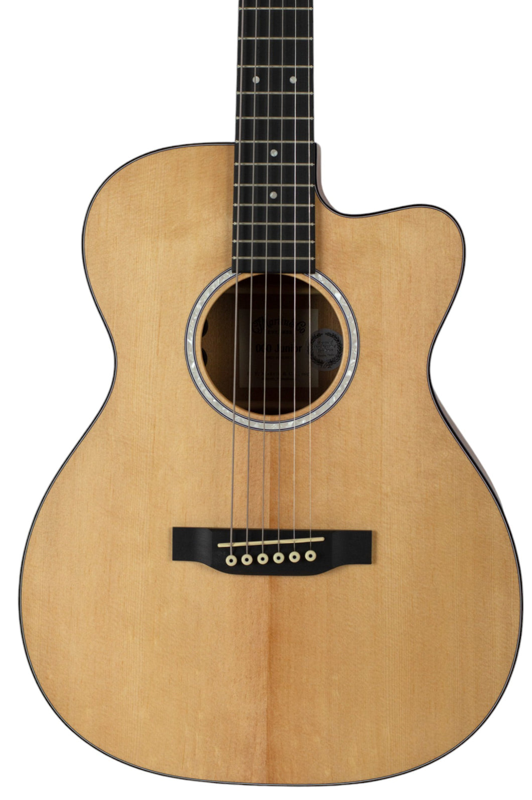 New Martin Junior Series 000CJR-10E Spruce/Sapele Satin Natural #2890839 (PDX)