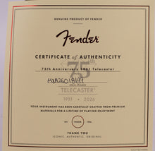 Load image into Gallery viewer, New Fender 75th Anniversary Road Worn 1951 Telecaster Butterscotch Blonde #MXA26018197 (PDX)
