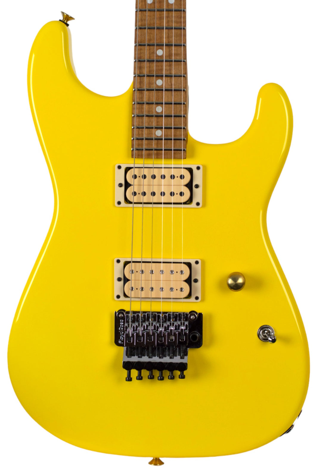 New Charvel Custom Shop San Dimas SD2H FR Graffiti Yellow #C14262 (PDX)