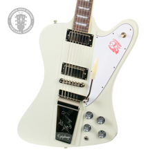 Load image into Gallery viewer, New Epiphone Inspired by Gibson 1963 Firebird V Polaris White w/Maestro Vibrola #25011523671 (PDX)
