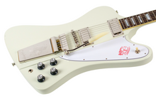 Load image into Gallery viewer, New Epiphone Inspired by Gibson 1963 Firebird V Polaris White w/Maestro Vibrola #25011523671 (PDX)
