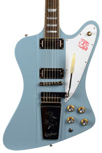 Load image into Gallery viewer, New Epiphone Inspired by Gibson 1963 Firebird V Frost Blue w/Maestro Vibrola #IGC24091530189 (PDX)
