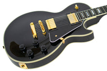 Load image into Gallery viewer, New Epiphone Inspired by Gibson Custom Les Paul Custom Ebony #25011526037 (PDX)
