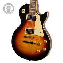 Load image into Gallery viewer, New Epiphone Inspired by Gibson Les Paul Standard '50s Figured Top Bourbon Burst w/Premium Gig Bag #24121526391 (PDX)
