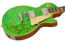 Load image into Gallery viewer, New Epiphone Inspired by Gibson Les Paul Standard '50s Figured Top Seafoam Green #25011523332 (PDX)
