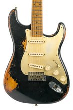 Load image into Gallery viewer, New Fender Custom Shop  Andy Hicks MB '50s Stratocaster Heavy Relic Black/Violin Burst #R132336 (PDX)
