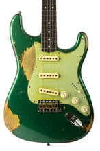 Load image into Gallery viewer, New Fender Custom Shop Levi Perry Masterbuilt 1960 Stratocaster Heavy Relic Aged Sherwood Metallic Over Sunburst #R147530 (PDX)
