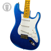 Load image into Gallery viewer, New Fender Custom Shop 1955 Stratocaster Journeyman Blue Sparkle w/Flash Coat Lacquer Finish #CZ584025 (PDX)
