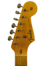 Load image into Gallery viewer, New Fender Custom Shop 1955 Stratocaster Journeyman Blue Sparkle w/Flash Coat Lacquer Finish #CZ584025 (PDX)
