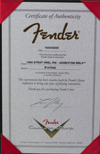 Load image into Gallery viewer, New Fender Custom Shop Levi Perry Masterbuilt 1960 Stratocaster Heavy Relic Aged Sonic Blue Over Sunburst #R147640 (PDX)
