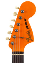Load image into Gallery viewer, New Fender Custom Shop '60s Competition Mustang Heavy Relic Capri Orange w/Dakota Red Racing Stripes #R141633 (PDX)
