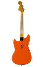 Load image into Gallery viewer, New Fender Custom Shop '60s Competition Mustang Heavy Relic Capri Orange w/Dakota Red Racing Stripes #R141633 (PDX)
