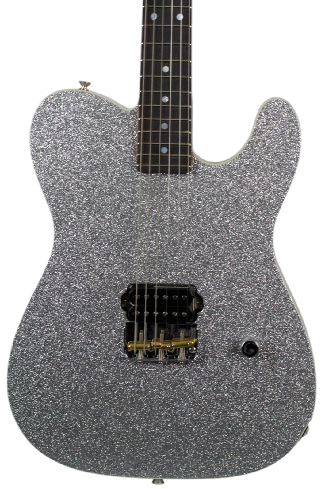 New Fender Custom Shop '60s Telecaster Custom Time Capsule Silver Sparkle w/Single Humbucker and 12