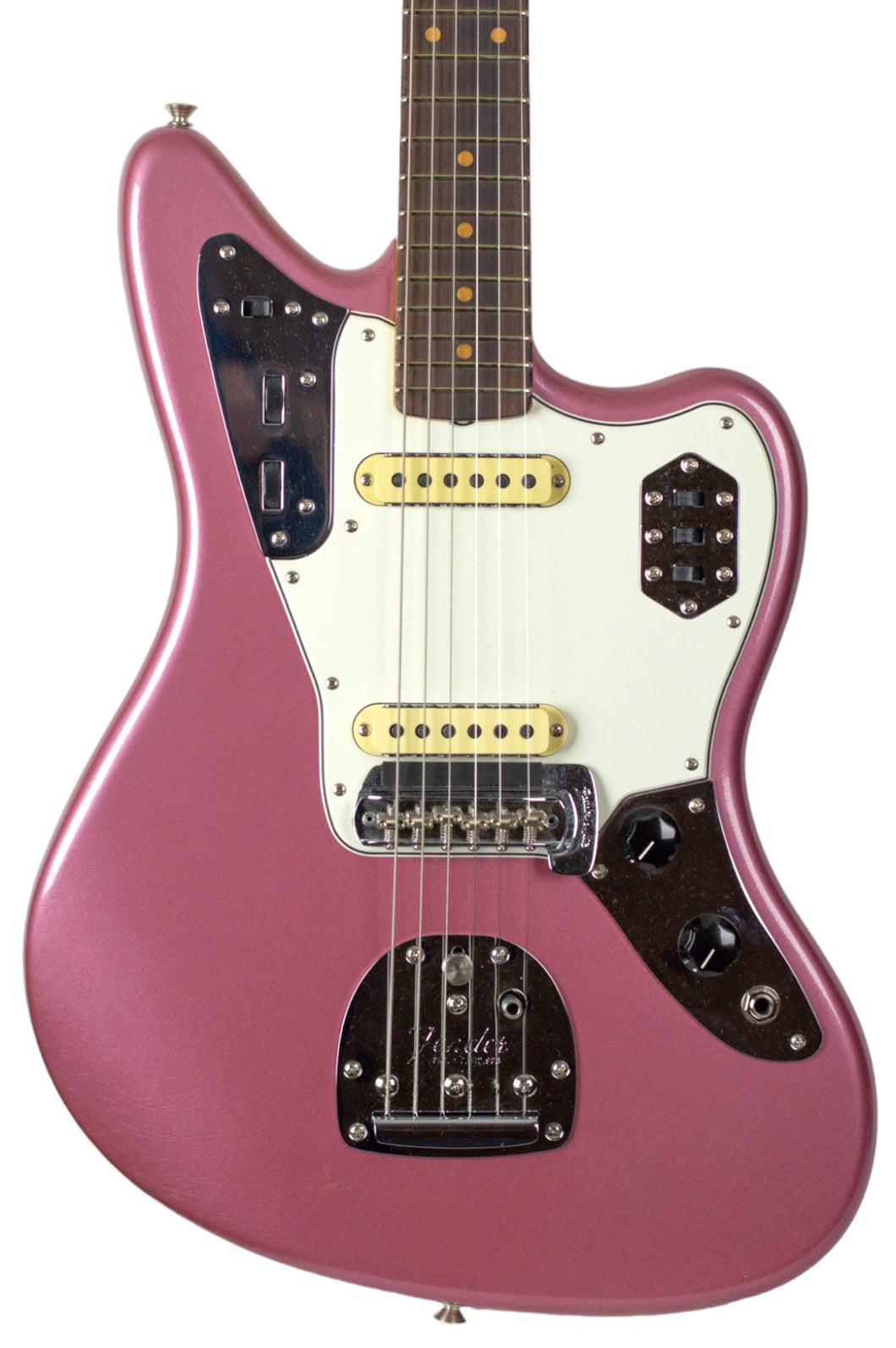 New Fender Custom Shop '63 Jaguar Deluxe Closet Classic Aged Burgundy Mist Metallic #CZ577929 (PDX)