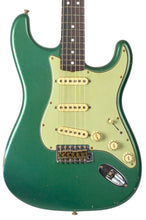 Load image into Gallery viewer, New Fender Custom Shop Andy Hicks Masterbuilt '64 Fat Strat Journeyman Sherwood Metallic w/Brazilian Board #AH0237 (PDX)
