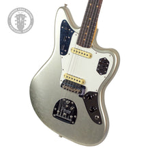 Load image into Gallery viewer, New Fender Custom Shop &#39;63 Jaguar Deluxe Closet Classic Aged Inca Silver w/Matching Painted Headstock #CZ574133 (PDX)
