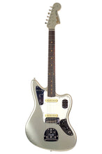 Load image into Gallery viewer, New Fender Custom Shop &#39;63 Jaguar Deluxe Closet Classic Aged Inca Silver w/Matching Painted Headstock #CZ574133 (PDX)
