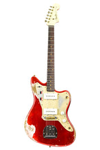 Load image into Gallery viewer, New Fender Custom Shop Levi Perry Masterbuilt Jazzmaster Heavy Relic Aged Candy Apple Red w/Aged Olympic White Headstock &amp; Fuzz Circuit #R145108 (PDX)
