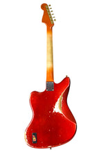 Load image into Gallery viewer, New Fender Custom Shop Levi Perry Masterbuilt Jazzmaster Heavy Relic Aged Candy Apple Red w/Aged Olympic White Headstock &amp; Fuzz Circuit #R145108 (PDX)
