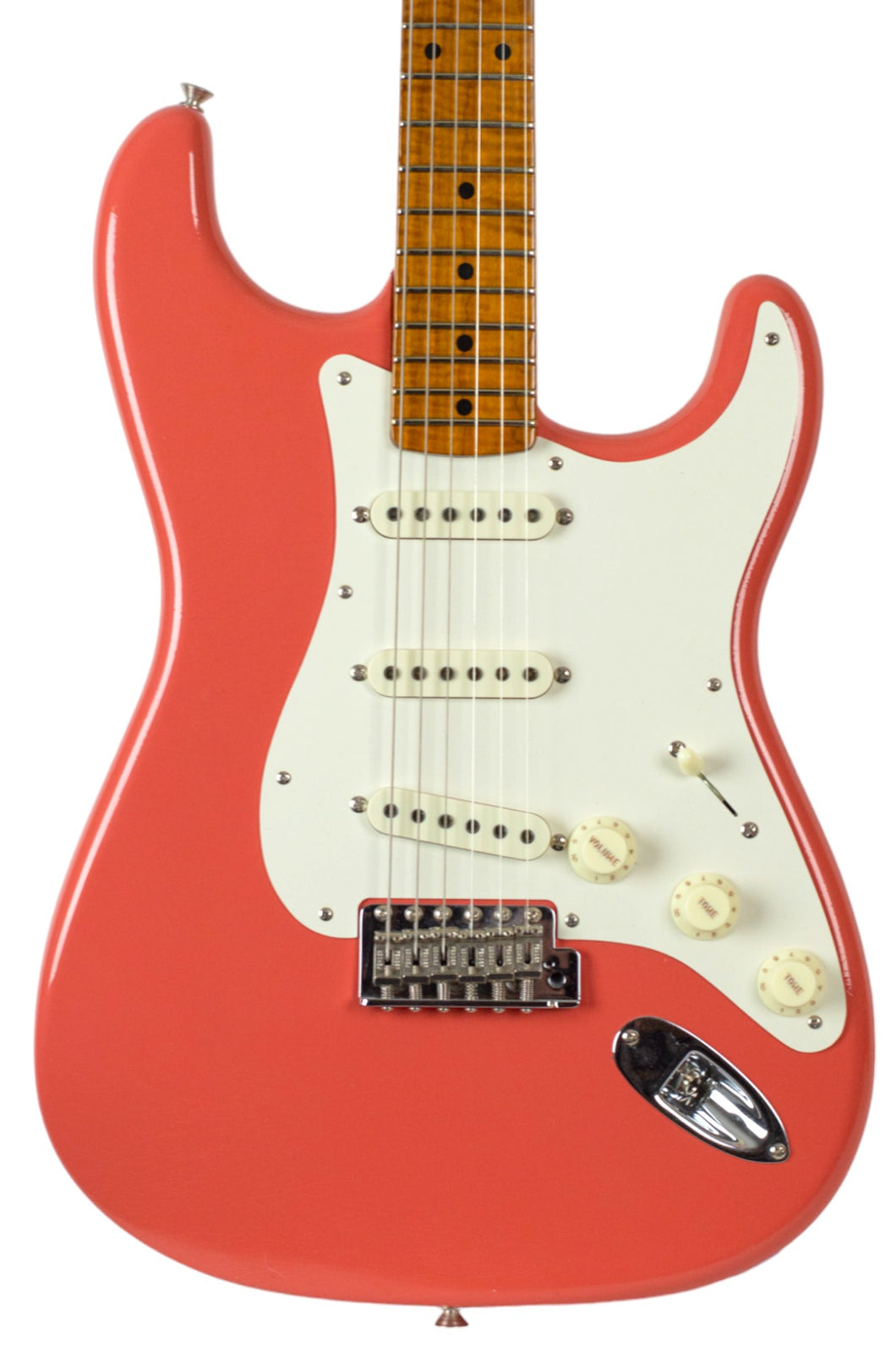 New Fender Custom Shop Ltd Ed Roasted '50s Stratocaster Deluxe Closet Classic Aged Tahitian Coral #CZ579623 (PDX)