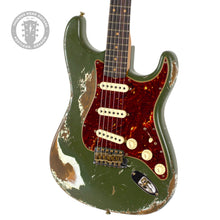 Load image into Gallery viewer, New Fender Custom Shop Limited Roasted &#39;60 Stratocaster Super Heavy Relic Aged Olive Green #CZ580545 (PDX)
