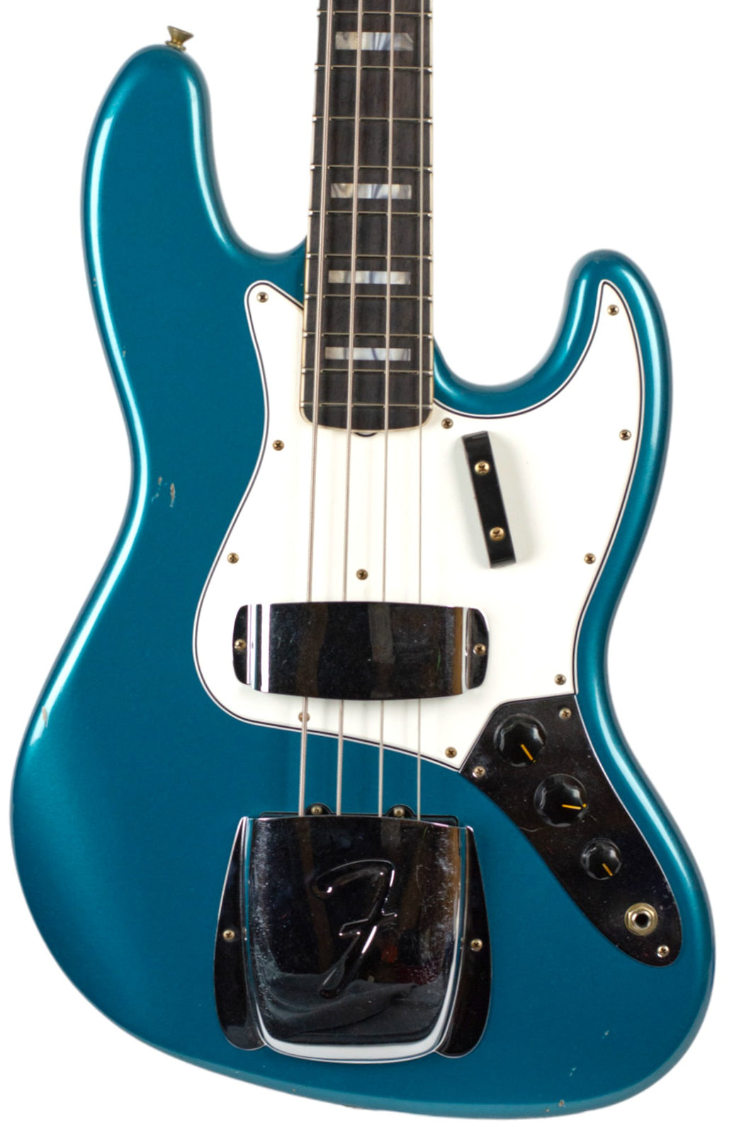 New Fender Custom Shop LTD '66 Jazz Bass Journeyman Relic Aged Ocean Turquoise #CZ579167 (PDX)