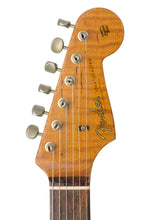 Load image into Gallery viewer, New Fender Custom Shop Dennis Galuszka Masterbuilt Roasted '59 Stratocaster Faded/Aged Ice Blue Metallic w/Brazilian Board #CZ516397 (PDX)
