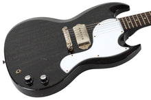 Load image into Gallery viewer, New Gibson Custom Shop Dealer Select 1963 SG Junior Murphy Lab Light Aged Silver Fox w/Lightning Bar Tailpiece #501213 (PDX)
