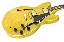 Load image into Gallery viewer, New Gibson Custom Shop '64 Reissue ES-335TD VOS Gold Sparkle Full Body Finish w/Reissue Lifton Case #140889 (PDX)
