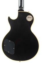 Load image into Gallery viewer, New Gibson Custom Shop 1954 Reissue Les Paul Custom VOS Ebony w/Staple + P90 Pickups #45653 (PDX)
