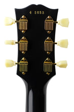 Load image into Gallery viewer, New Gibson Custom Shop 1954 Reissue Les Paul Custom VOS Ebony w/Staple + P90 Pickups #45653 (PDX)
