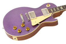 Load image into Gallery viewer, New Gibson Custom Shop 1957 Reissue Les Paul Standard Murphy Lab Ultra Light Aged Purple Sparkle #742278 (PDX)
