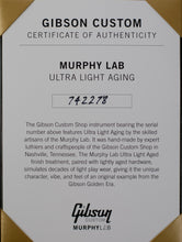 Load image into Gallery viewer, New Gibson Custom Shop 1957 Reissue Les Paul Standard Murphy Lab Ultra Light Aged Purple Sparkle #742278 (PDX)
