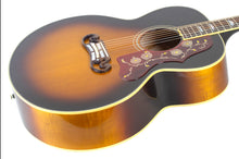 Load image into Gallery viewer, New Gibson Custom 1957 SJ-200 Vintage Sunburst w/Period Correct Lifton Reissue Case #20844055 (PDX)
