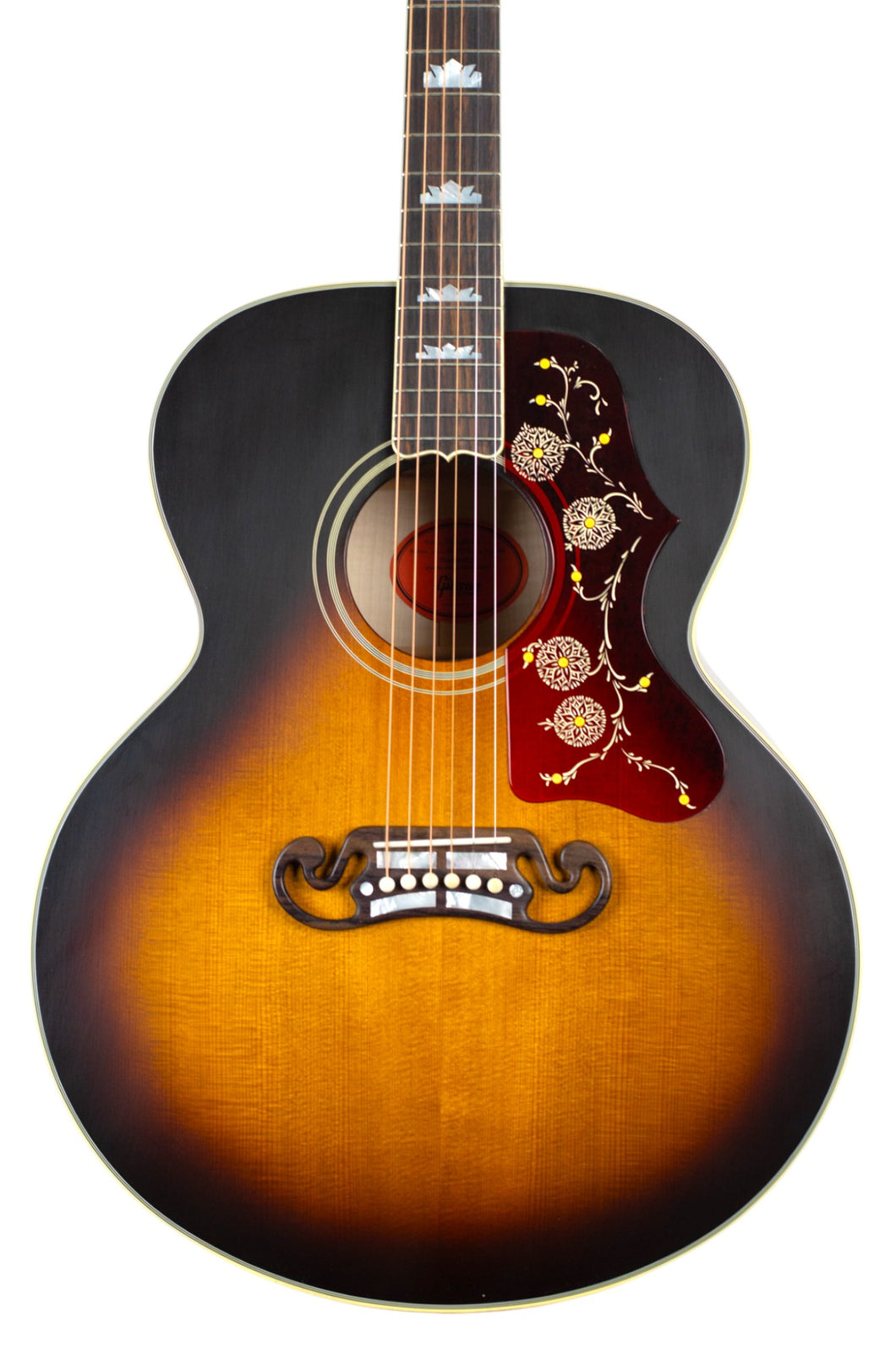 New Gibson Custom 1957 SJ-200 Vintage Sunburst w/Period Correct Lifton Reissue Case #20844055 (PDX)