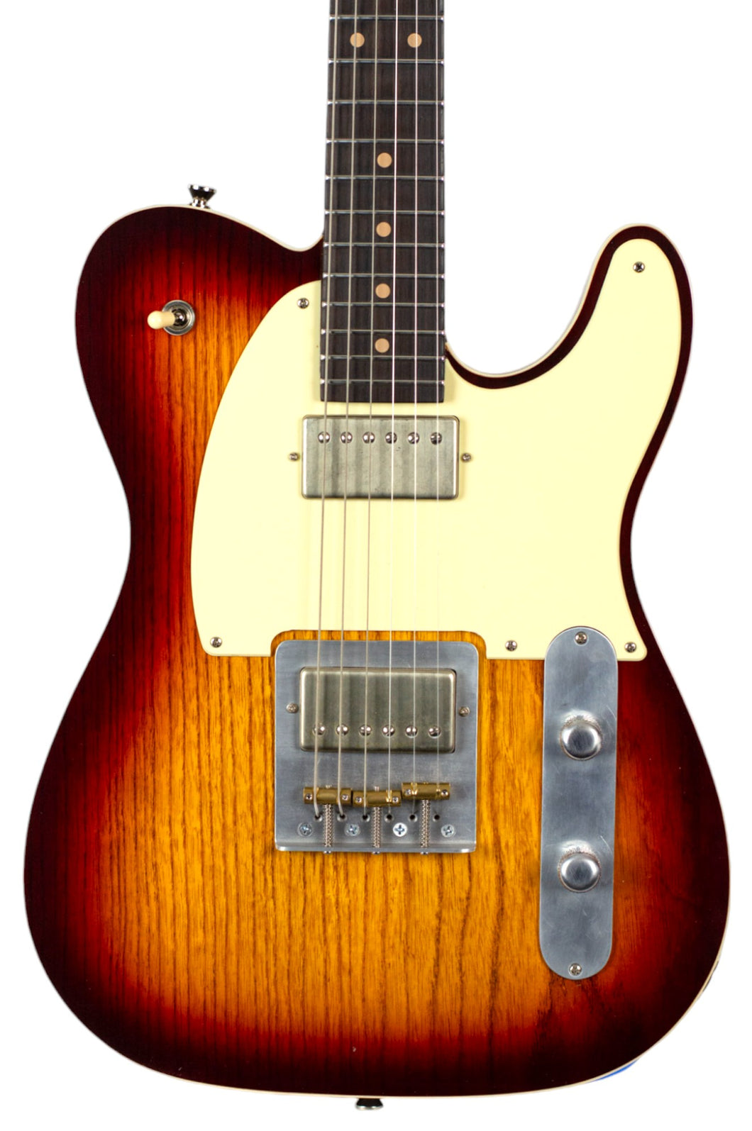 New Goldtone Nashville T HH Bourbon Burst w/5A Flame Maple Neck and Brazilian RW Fretboard #GSF2403503 (PDX)