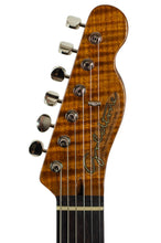 Load image into Gallery viewer, New Goldtone Nashville T HH Bourbon Burst w/5A Flame Maple Neck and Brazilian RW Fretboard #GSF2403503 (PDX)

